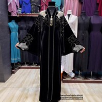 Robe longue d'été pour femmes grandes tailles, style ethnique, tissu extensible quadridirectionnel, motif géométrique