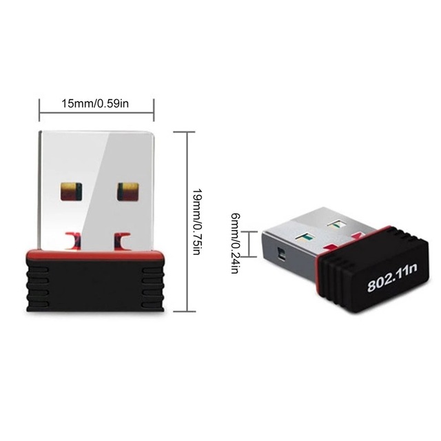 RTL8188 150Mbps 2.4GHz Wireless USB Dongle for Desktop Computer-WiFi Transmitter/Receiver 802.11