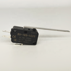 ミニチュアベーシックスイッチRV-163-1C25 16/21/11 SPDTロングヒンジレバーマイクロスイッチを更新 - Product Image 5