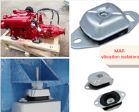 Supports anti-vibrations pour moteurs marins, coussinets amortisseurs en caoutchouc moulés sur mesure, pieds isolateurs de vibrations en caoutchouc