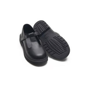 Babyhappy Factory Cheap Price Kids Black School Shoes Formal <b>Flat</b> Mary Jane Student Leather Student Shoes - Product Image 6
