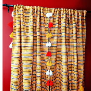 ผ้าม่านห้องนั่งเล่นบุในห้องนั่งเล่นลายเบาะเย็บบุผนังดีไซน์เนอร์ - Product Image 1