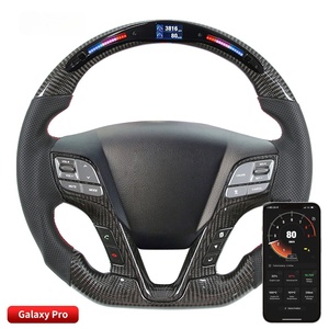Volante Deportivo de Fibra de Carbono Real con Control LED de Velocidad, Popular en Ventas, para Hyundai Santa Fe - Product Image 3