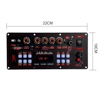 Kartu Suara Outdoor Multi-fungsi untuk Karaoke, Papan Amplifier Daya Tinggi 20w untuk Speaker, Audio Trolley untuk Modul 7.4v
