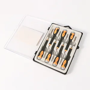 Fábrica personalizada tipo Japón destornilladores juego de destornilladores caja de plástico de embalaje