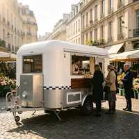 Camions de restauration personnalisables, camions de thé au lait et de desserts, camions de restauration conduisibles, camions de restauration spécialisés et de haute qualité