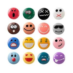 SUNURS Autocollants magnétiques en résine néodyme 3D au design moderne, 16 pièces/ensemble, forme plate polie, pour réfrigérateur - Product Image 2