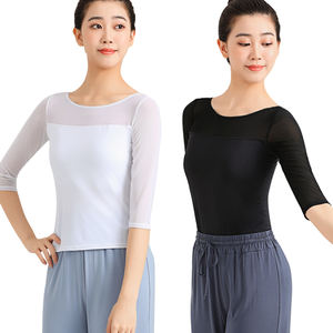 Traje <span class=keywords><strong>de</strong></span> baile <span class=keywords><strong>de</strong></span> <span class=keywords><strong>mujer</strong></span> <span class=keywords><strong>de</strong></span> manga media <span class=keywords><strong>de</strong></span> alta calidad, <span class=keywords><strong>ropa</strong></span> práctica, vestido ajustado, <span class=keywords><strong>ropa</strong></span> <span class=keywords><strong>de</strong></span> ejercicio <span class=keywords><strong>de</strong></span> <span class=keywords><strong>Ballet</strong></span> <span class=keywords><strong>de</strong></span> hilo suave - Product Image 5