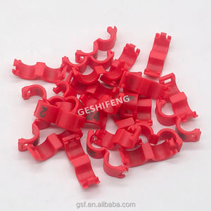 Yeni sıcak açık plastik kuş yüzük büyük kuşlar için bacak halkası üzerinde 15.73mm klip - Product Image 6