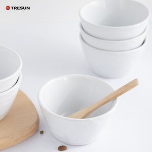 Fabricante Cuenco de cerámica Restaurante Productos populares Cuencos modernos ecológicos con cuencos de frutas de ensalada blanca - Product Image 5