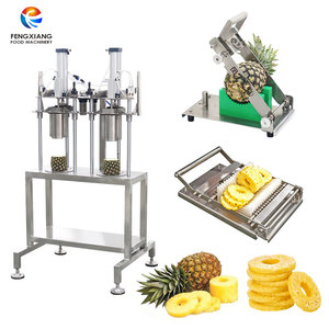 Customized Pineapple Processing Equipment Set Motor Pump 304 Stainless Steel Peeling Corer <b>Ring</b> Slicing Machine for Fruit - Product Image 1