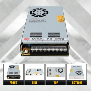 HLTNC AC 110V 220V Adjustable DC Voltage Stabilization Digital Switching Power Supply 0-24V 14.6A 350W for <b>Stepper</b> <b>Motor</b> Cnc - Product Image 3