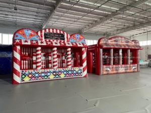 Stand de jeu gonflable sur le thème du Far West personnalisable / Stand de tir gonflable / Jeu gonflable sur le thème du cowboy pour activités de plein air - Product Image 4