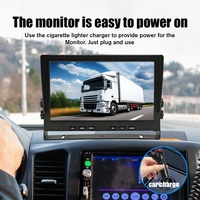 Sistema de Monitor de Cámara para Camión de 10.1 Pulgadas, Pantalla de Video de Respaldo para Autobús y RV, Kit de Sensor de Reversa para Coche, Pantalla de Seguridad de Alta Resistencia