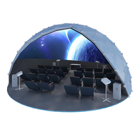 360 °   Solution de cinéma Fulldome : projecteur de planétarium immersif pour divertissements thématiques
