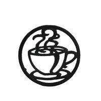 Sous-verres en fonte pour tasses à café, vente en gros directe d'usine |   Sous-verre vintage en métal |   Décoration de table de cuisine rustique |   Cadeau de mariage personnalisé |   Café