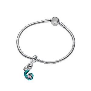 Factory wholesale high quality sterling silver 925 bracelet charm suitable for jewelry production Fit for pandora Women's