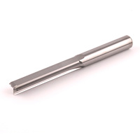 HOZLY Fraise à trois cannelures droites en acier au tungstène pour défonçage, gravure et fraisage sur routeur CNC
