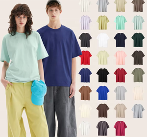 เสื้อยืดคอกลมผ้าฝ้าย 100% หนัก 260 กรัม พิมพ์โลโก้ได้ตามต้องการ เสื้อยืดเปล่าลำลองสำหรับผู้ชาย ขายส่ง เสื้อยืดเรียบหนา - Product Image 5