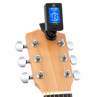 Accordeur de guitare à clip Bullfighter, accordeur numérique chromatique avec écran LCD, cadeau pour guitariste débutant