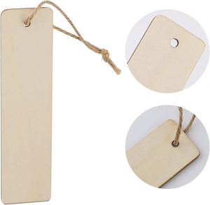 Customized DIY Wooden <b>Bookmarks</b> Christmas Decorations Eco-Friendly Wood Crafts Laser Cutting Painted Wall Signs Wooden Boxes - Product Image 3