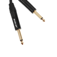 S.Wieler Hi-Fi Plaqué Or Instrument Mono Haut-parleurs Tablettes Microphone Fil Mâle à Mâle 6.35 3.5mm Audio Guitare Câble