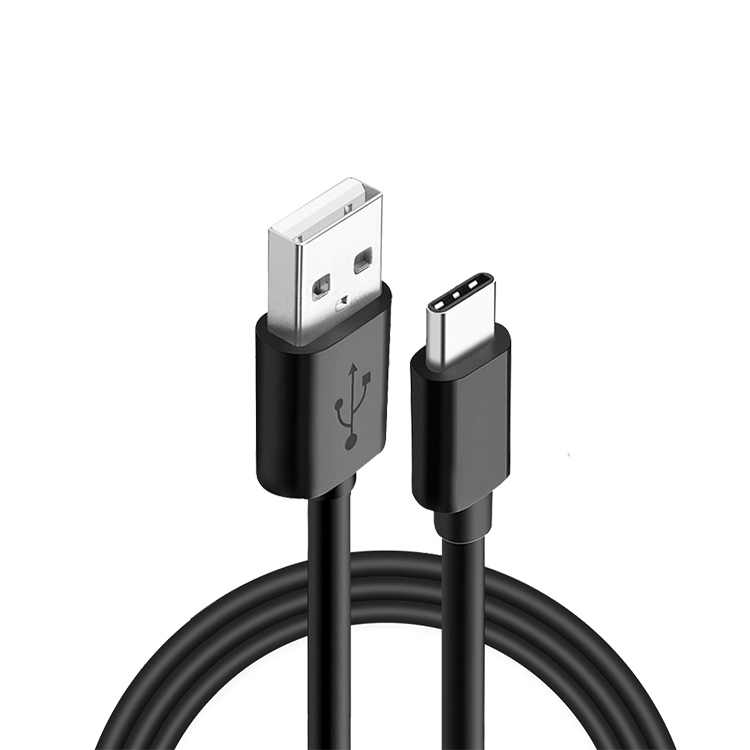 Кабель Usb Type C для передачи данных Usb 2,0 A папа-Type c кабель 3 фута 1 м черный кабель для быстрой зарядки мобильного телефона