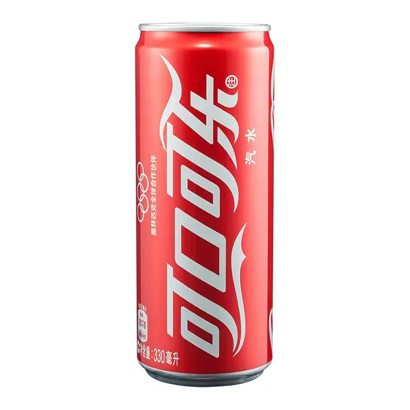Venta al por mayor Cola 330ML refrescos al por mayor latas bebidas cola bebidas exóticas refrescos bebidas carbonatadas