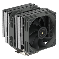 Coolleo Etian B60T ECO Classic Edition Ventilateur CPU 6 Caloducs Couvercle supérieur en métal 260W Capacité de refroidissement PWM 4pin CPU refroidisseur d'air