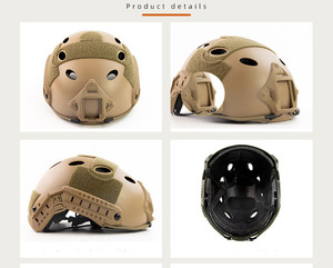 FAST <span class=keywords><strong>MICH</strong></span>タクティカルヘルメットABSヘルメット戦闘トレーニングプラスチック耐衝撃性屋外ゲームセキュリティブルーセーフティヘルメット - Product Image 5