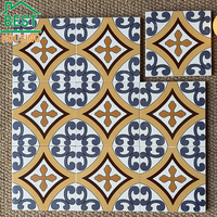 Carreaux de porcelaine imperméables à motif français de couleur unie, carreaux muraux en porcelaine, carreaux de sol en porcelaine pour salle de bain