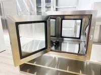 Boîte de passage de table de travail en acier inoxydable de laboratoire de meubles et d'équipements médicaux