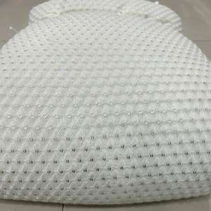 Tela de secuencia Viscos Georgette Lakhnavi para ropa, telas de trabajo bordadas, teñibles para Sherwani Lahenga - Product Image 2