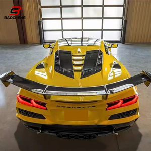 Aileron arrière en fibre de carbone pour Chevrolet Corvette C8 ZR1 Corvette Stingray/Z06/E-Ray 20-26 Coupé, pièces de carrosserie <span class=keywords><strong>automobile</strong></span> - Product Image 4