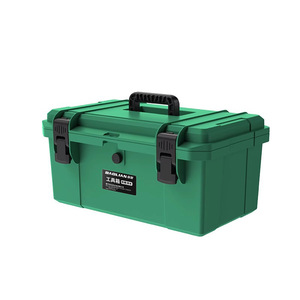 Boîte à outils en plastique Baolian, portable, étanche, empilable, avec fermetures à rabat, capacité de 100 l, boîte de rangement pour outils - Product Image 5