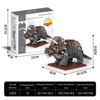 Ensemble de blocs de construction animaux, puzzle 3D à assembler soi-même, kit de modélisme créatif pour tous les âges