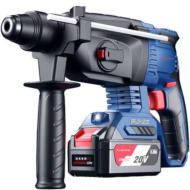 Dongcheng DCZO2-26 20V Industrial Rechargeable Electric Tools Set Including Power Rotary Hammer Angle Grinder Hammer Wrench