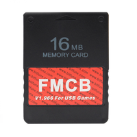 Carte mémoire pour console PS2 Fat FMCB V1.966 Carte de jeu USB pour jeux PS2 PS1