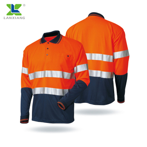 Hi Vis Anti Static <strong>Flame</strong> Retardant Reflective Safety Polo <strong>Shirt</strong> - Product Image 2
