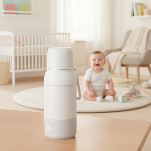Chauffe-biberon portable sans fil 500 ml, chauffe rapide en 1 min et bouilloire en 6 min, recharge USB, sans BPA pour l'extérieur - Product Image 1