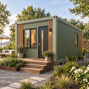 Maison en bois moderne avec de grands fenêtres en verre et terrasse pour la vie en montagne - Product Image 6