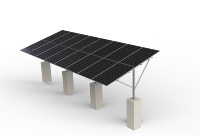 Support de montage solaire en acier encadré pour énergie renouvelable, accessoires en acier inoxydable en forme de U, origine Fujian, résistance au vent 55 m/s