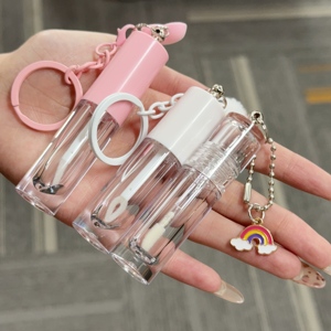 Hochwertige Transparente 2,5ml Leere Lipgloss-Tuben Kunststoff-Kosmetikverpackung Schraubverschluss Liptint-Flasche mit Applikator Aufbewahrungsbox - Product Image 6