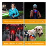 Quhike Nouvelle Lampe LED Stroboscopique Portable Multifonctionnelle à Clipser, Rechargeable, Ultra-légère, 0.37W, à Intensité Variable, pour Camping en Extérieur et Avertissement de Sécurité