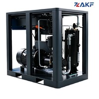 Compresseur d'air à vis à vitesse fixe ZAKF 30KW 40HP IP55 pour machine CNC, découpe laser, métallurgie, emballage, industrie textile
