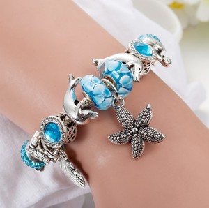 Bracelet de <span class=keywords><strong>plage</strong></span> en coquille d'étoile de mer en gros d'usine Bracelets de serpent et bijoux à breloques - Product Image 2
