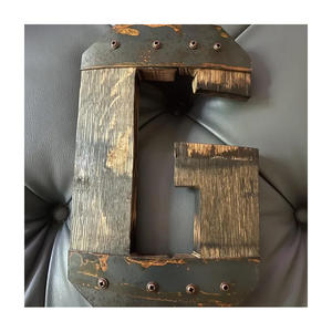 Stati Uniti botte di Bourbon legno ritagliato con anelli - Product Image 5