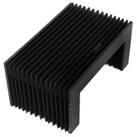 Protection En Caoutchouc Synthétique Rectangle Accordéon Pare-Poussière