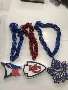 2025 thiết kế mới lớn NFL 3D fan hâm mộ Chuỗi vòng cổ biểu tượng tùy chỉnh thiết kế bọt Mỹ bóng đá bóng chày đội khuyến mại dây buộc - Product Image 5