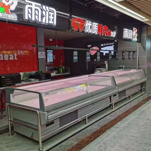 Supermercado Pantalla de una sola temperatura Refrigerador Comercial Carne Pantalla Congelador Otras cajas refrigeradas - Product Image 5